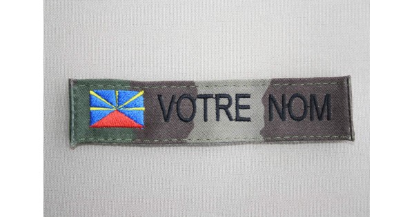 Bande Patro OTAN CE avec Drapeau Réunion (à l'unité)