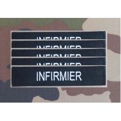 Bandes patronymiques noires infirmiers par 5