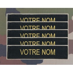 Bandes patros noires (par 5)