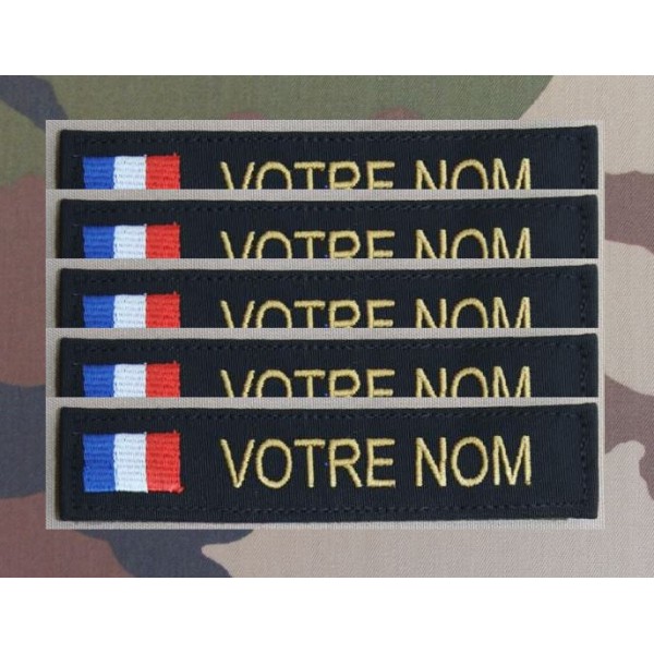 Bandes Noires avec drapeaux (par 5)