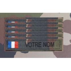 Bandes Patronymiques Félins avec drapeaux de votre choix (par 5)