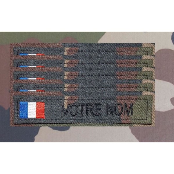 Bandes Patronymiques Félins avec drapeaux de votre choix (par 5)