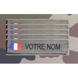 Bandes Patronymiques Kakis avec drapeaux de votre choix (par 5)
