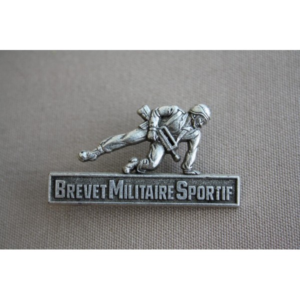 Insigne Brevet Militaire Sportif Argent