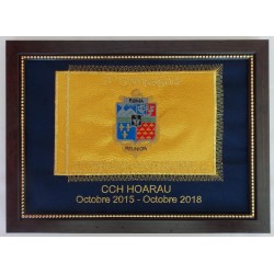 Cadre A4 avec Insigne Régiment ou Compagnie brodé (de votre choix) sur fanion sans cadre