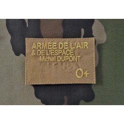 Bande de combinaison de vol Armée de l'Air et le l'Espace  (par 2)