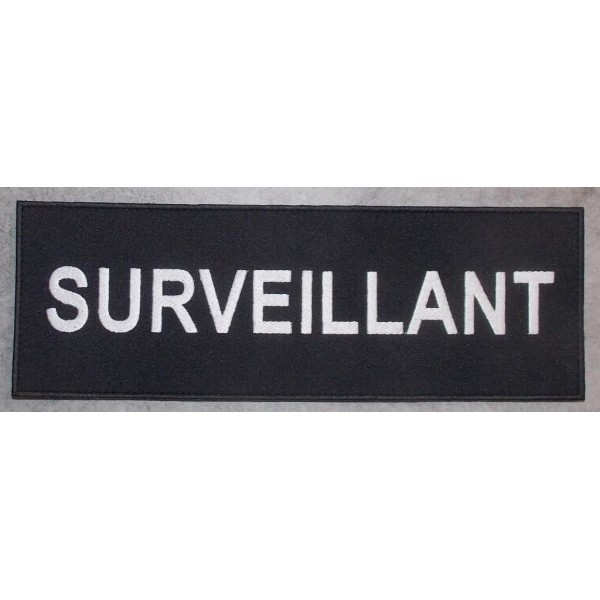 Bande dorsale "SURVEILLANT" (vendu par 2)