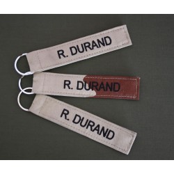 Bande OPEX Sable Bariolé  pour sac avec broderie des deux côtés (VENDU PAR 3)