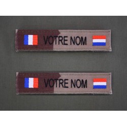 Bande Patro OTAN CE avec Drapeau France / Pays-Bas (par 2)