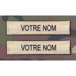 Bandes patronymiques Crème clair  (par 2)