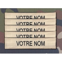 Bandes patronymiques Crème clair  (par 5)
