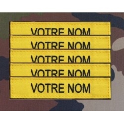 Bande Patronymique Jaune (par 5)