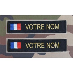 Bande Patro noire avec Drapeau (par 2)