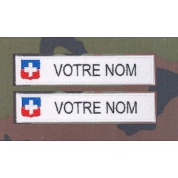 Bande Feutre Blanc avec Logo Infirmerie (par 2)