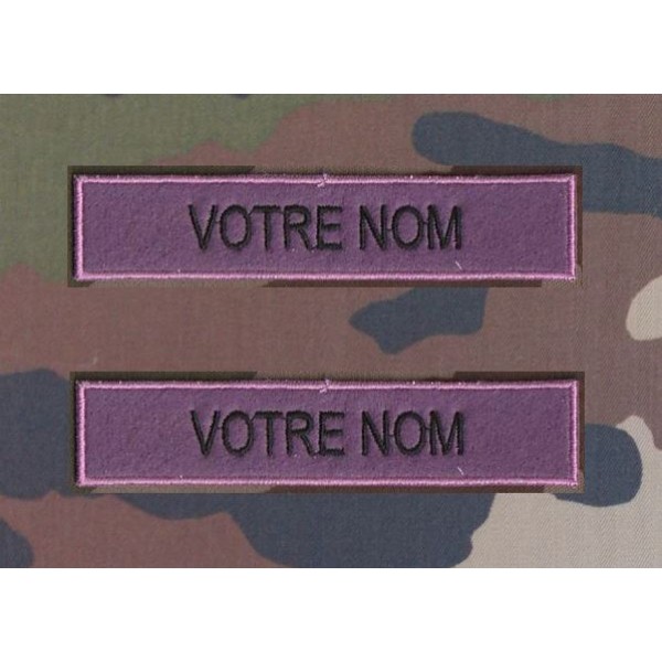Bande patronymique sur feutre Violet  (par 2)