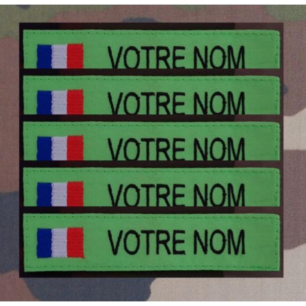 Bande Patro Vert  Flaschi avec drapeau France (par 5)
