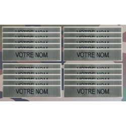 Bande patro brodé sur velcros Kaki (par 20)