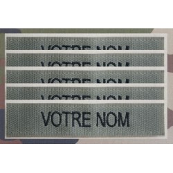 Bande patro brodé sur velcros Kaki (par 5)