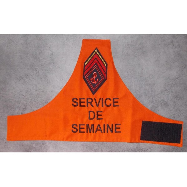 Brassard de semaine (grade et couleur de votre choix) pour tenue Félin