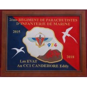 Cadre brodé Régiment et Compagnie (112)