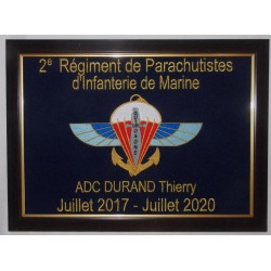 Cadre A3 avec votre  insigne Régiment ou Compagnie personnalisé (sur devis)