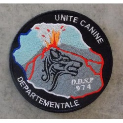 Ecusson Unité Canine de la Réunion (vendu par 2)