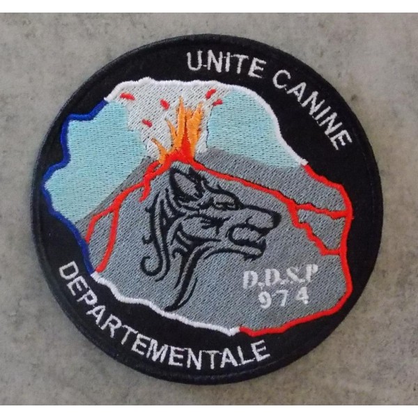 Ecusson Unité Canine de la Réunion (vendu par 2)