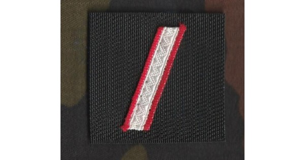 Galon De Poitrine 1ère Classe Sapeurs Pompiers - Souple Sur Velcro 5x5cm