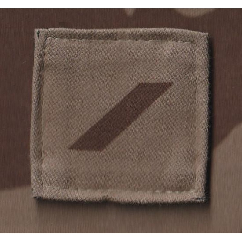 Galon ADT Capitaine Basse Visibilité Ares - 5x5cm - Velcro Agréé DGGN