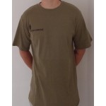 T-shirt Gendarme Kaki floqué coton