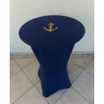 Housse Mange Debout Bleu Marine avec Chapeau Brodé Bleu Marine