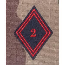 Losange 2° Régiment de Cuirassiers Troupes (VENDU PAR 2)