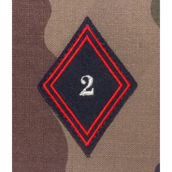 Losange 2° Régiment de Cuirassiers Sous-officiers / Officiers (VENDU PAR 2)