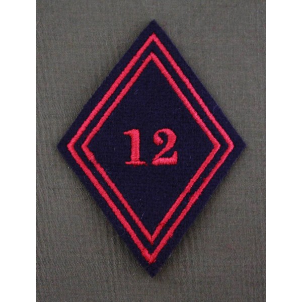 Losange 12° Régiment de Cuirassiers Troupes (VENDU PAR 2) Losange 12° Régiment de Cuirassiers Troupes (VENDU PAR 2)