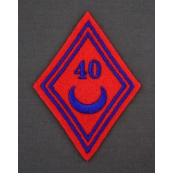 Losange 40° Régiment d'Artillerie Troupes (VENDU PAR 2)