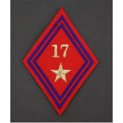 Losange 17° Groupe d'Artillerie Sous-Officiers / officiers (VENDU PAR 2)