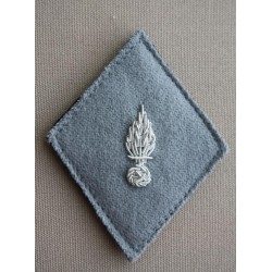 Losange Commissariat brodé main (à l'unité)