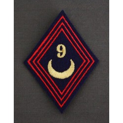Losange 9 Régiment Infanterie Zouaves Sous-officiers / Officiers (VENDU PAR DEUX)