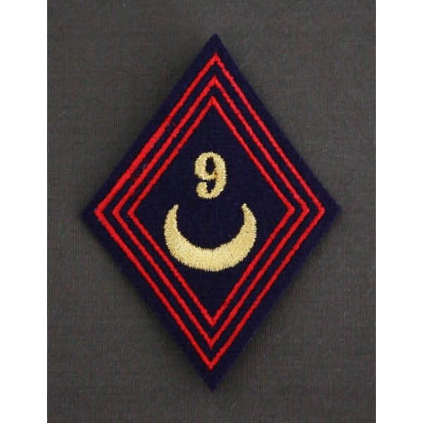 Losange 9 Régiment Infanterie Zouaves Sous-officiers / Officiers (VENDU PAR DEUX)