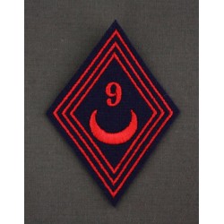 Losange 9 Régiment d'Infanterie Zouaves Troupes (VENDU PAR DEUX)