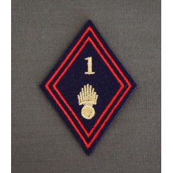 Losange 1 Régiment d'Infanterie Sous-officiers / Officiers (VENDU PAR DEUX)