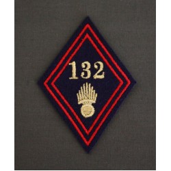 Losange 132 Régiment d'Infanterie Sous-officiers / Officiers (VENDU PAR DEUX)