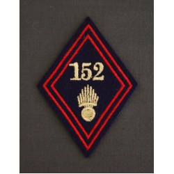Losange 152 Régiment d'Infanterie Sous-officiers / Officiers (VENDU PAR DEUX)