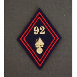 Losange 92 Régiment d’Infanterie Sous-officiers / Officiers (VENDU PAR DEUX)