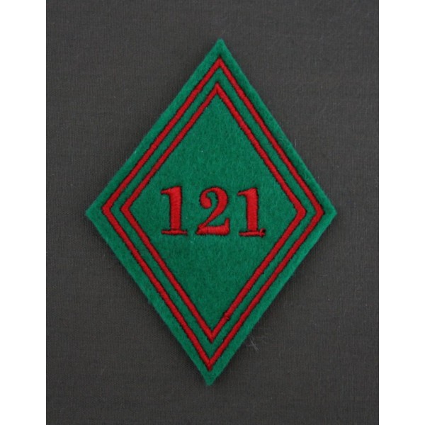 Losange 121 Régiment du Train Troupes (VENDU PAR DEUX)