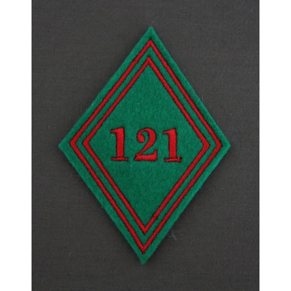 Losange 121 Régiment du Train Troupes (VENDU PAR DEUX)