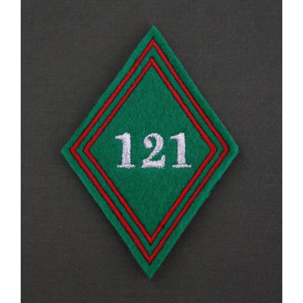 Losange 121 Régiment du Train Sous-officiers / Officiers (VENDU PAR DEUX)