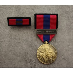 Médaille Défense Nationale Bronze avec  barrette et  Agrafe au choix