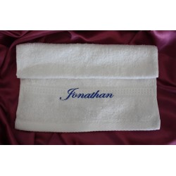 Serviette personnalisé juste avec un nom