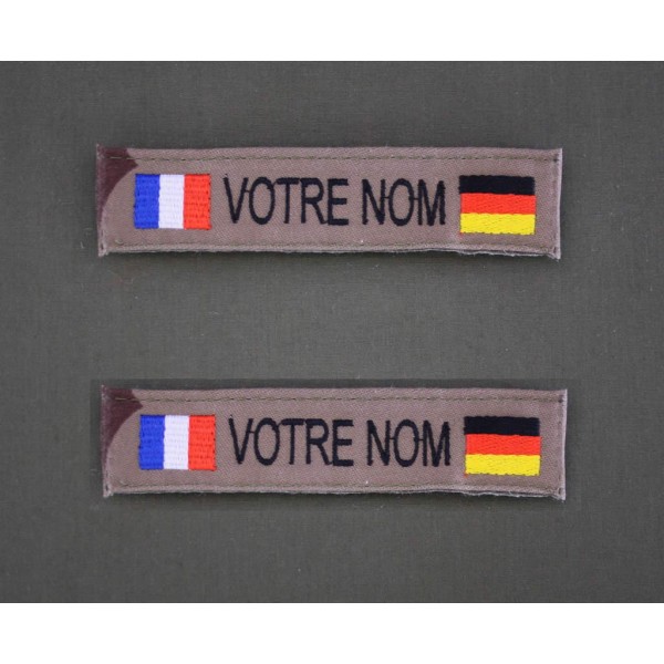 Bande Patro OTAN CE avec Drapeau France / Allemagne (par 2)